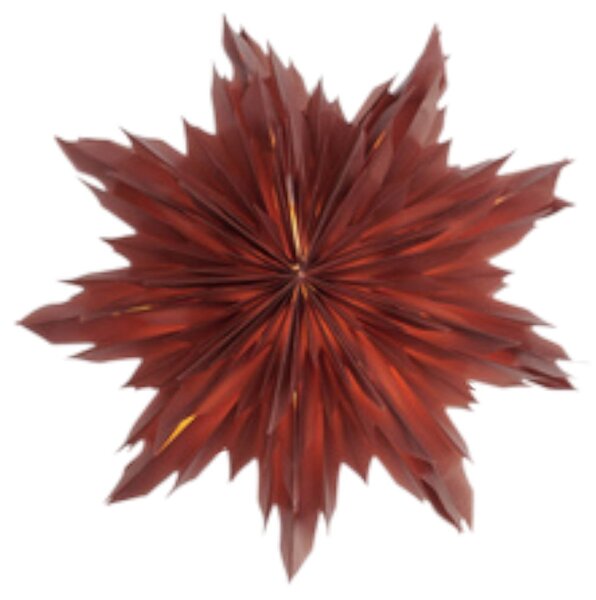 Závěsná svítící hvězda Oslo Red Ochre 44 cm