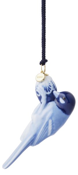Vánoční ozdoba Blue Collectibles Titmouse 8 cm