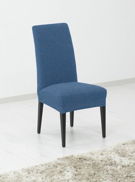Forbyt Potah elastický na celou židli komplet 2 ks Denia modrý