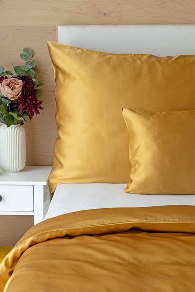 Povlečení Silk Gold 100% Hedvábí 1x 140/200