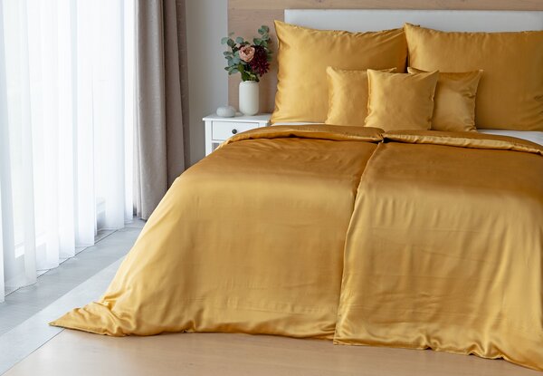 Povlečení Silk Gold 100% Hedvábí 1x 140/200