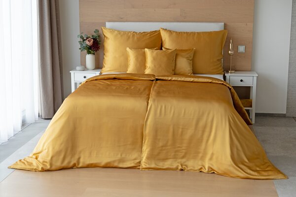 Povlečení Silk Gold 100% Hedvábí 1x 140/200