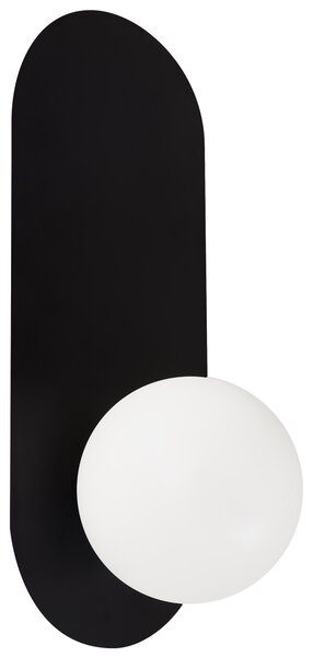 Sada 2 nástěnných lamp LEISI Černá
