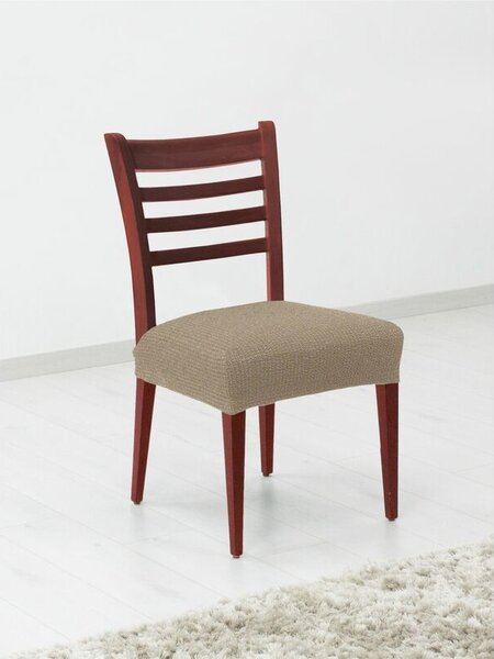 Forbyt Potah elastický na sedák židle komplet 2 ks Denia oříškový