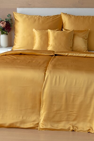 Povlečení Silk Gold 100% Hedvábí 1x 140/200