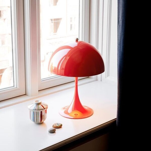 LOUIS POULSEN Přenosná lampa Panthella 250, Opaque moss green