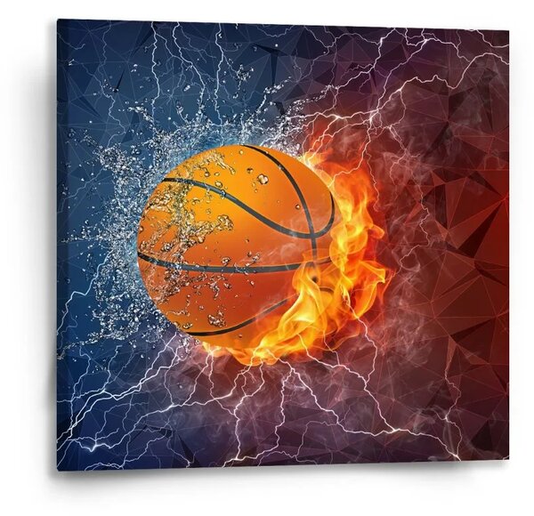 Sablio Obraz Basketbalový míč - 50x50 cm
