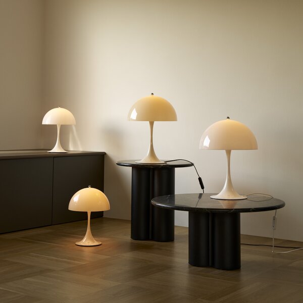 LOUIS POULSEN Přenosná lampa Panthella 250, Opaque moss green
