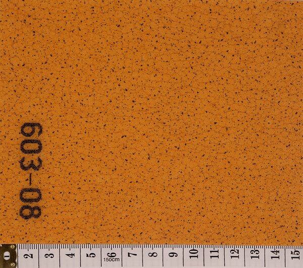 Lentex, PVC podlaha - lino Flexar PUR 603-08 oranžová, na míru, šíře 2m,4m, oranžová, bez podkladu, kancelář
