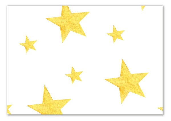 Fotoobraz na skle Žluté hvězdy pl-osh-100x70-f-127105931