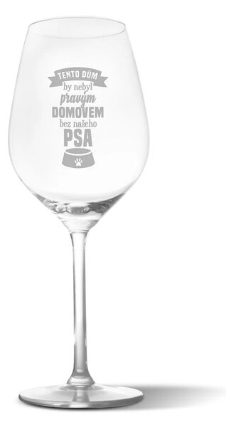 Sablio Sklenička na víno Tento dům: 49 cl