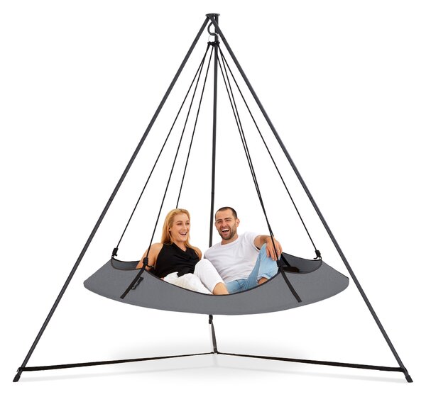 Houpačka Hangout Pod šedá (černá lana) Ostatní