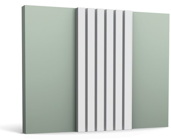 ORAC Decor, ORAC dekorační prvek W111, 3d panel 200x25x2 cm, bílá