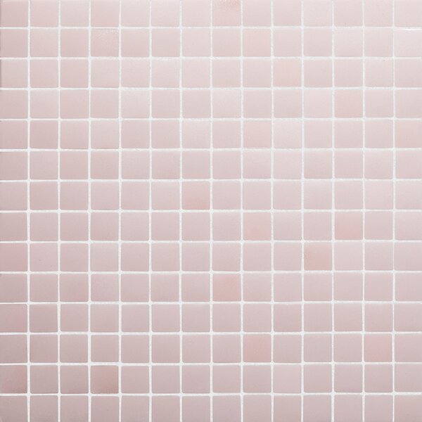 Hisbalit Obklad skleněná růžová Mozaika GLACÉE FRAISE 2,5x2,5 (33,3x33,3) cm - 25FRAI