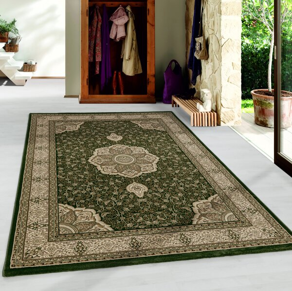 Ayyildiz, Kusový koberec Kashmir 2601 green, 80x150, zelená, obývací pokoj