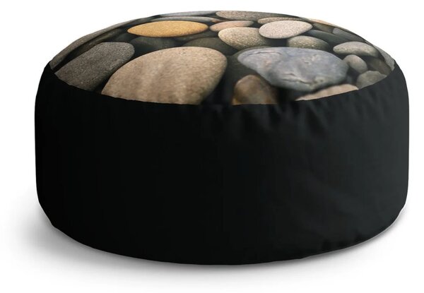 Sablio Taburet Circle Kameny: 38x48 cm