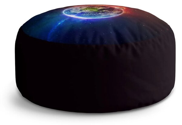 Sablio Taburet Circle Planeta Země: 38x48 cm