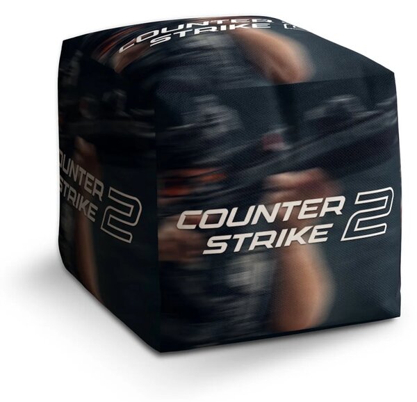 Sablio Taburet Cube Counter Strike 2 Voják 2 - 40x40x40 cm