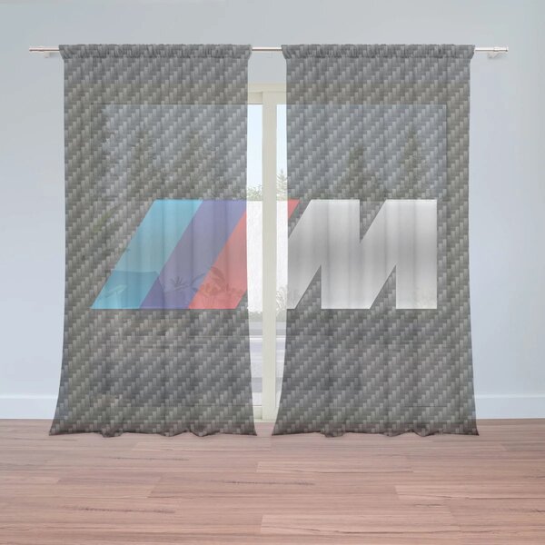 Sablio Záclony MPERFORMANCE Karbon: 2ks 150x250cm