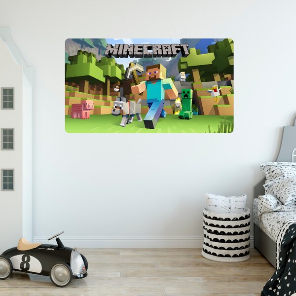 PIPPER. Textilní samolepka na zeď "Minecraft" Velikost: 40cm