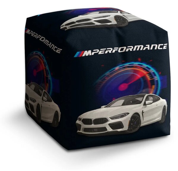 Sablio Taburet Cube MPERFORMANCE Tachometr - 40x40x40 cm