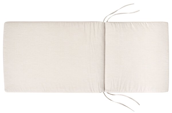 Sada 6 polstrů na opěradlo/sedadlo JAVA/AMANTEA PREMIUM 50 x 71 cm Světle béžová