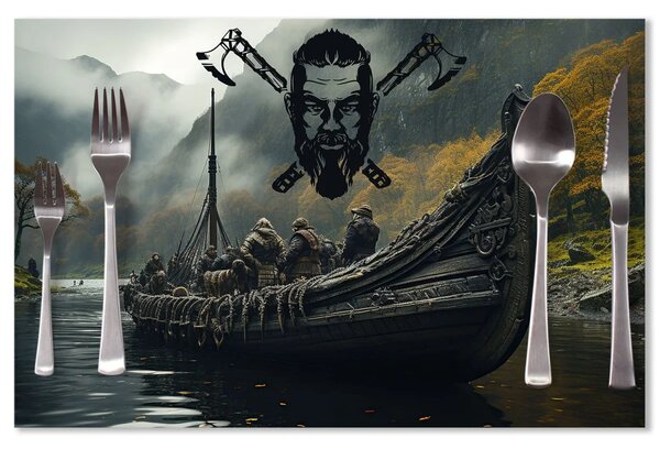 Sablio Prostírání Vikingové Loď: 40x30cm