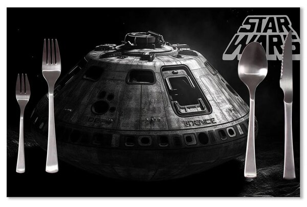 Sablio Prostírání Star Wars Vesmírná loď: 40x30cm