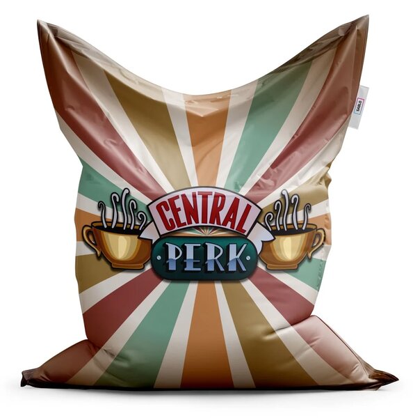 Sablio Sedací vak Seriál přátelé CENTRAL PERK Abstrakce - 150x100 cm