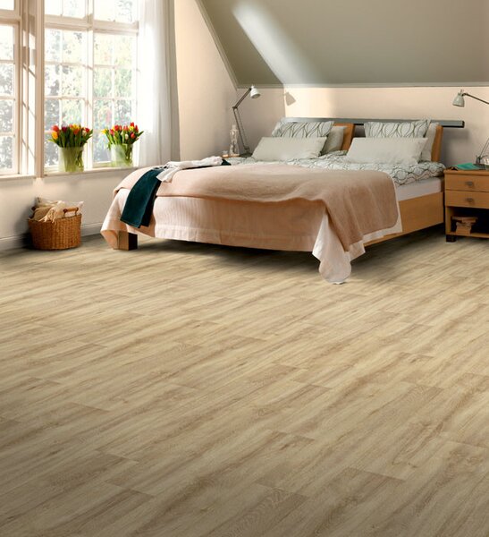Tarkett, PVC podlaha - lino Duplex 1797, na míru, šíře 2m,3m,4m, hnědá, filc, chodba / předsíň