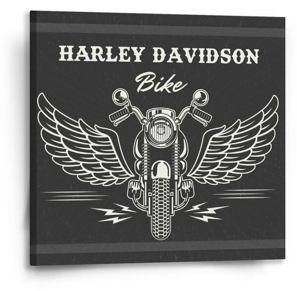 Sablio Obraz Harley-Davidson S křídly - 50x50 cm
