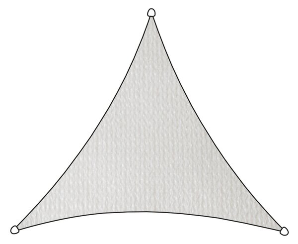 Stínící plachta ISEO trojúhelníková bílá 3,6x3,6x3,6m Exteriér | Zahradní stínění | Stínící plachty