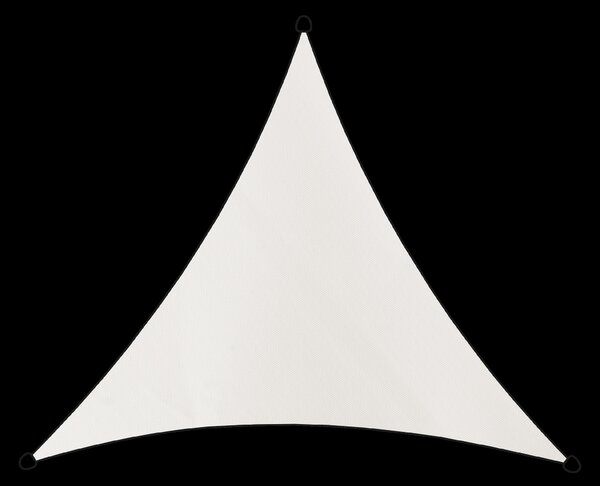 Stínící plachta COMO trojúhelníková bílá 3,6x3,6x3,6m Exteriér | Zahradní stínění | Stínící plachty