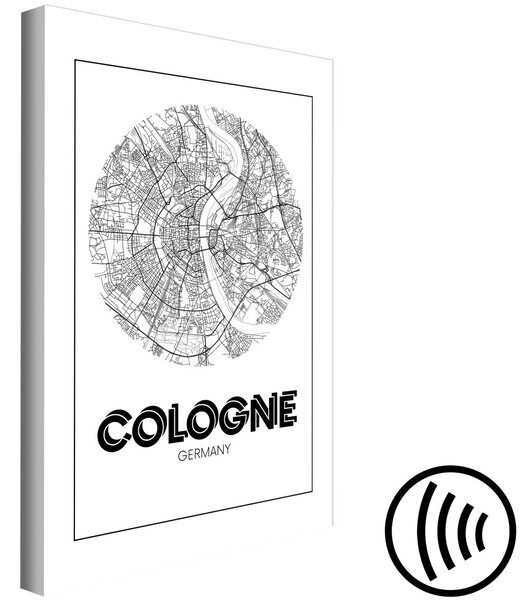 Obraz Retro Cologne (1 díl) vertikální