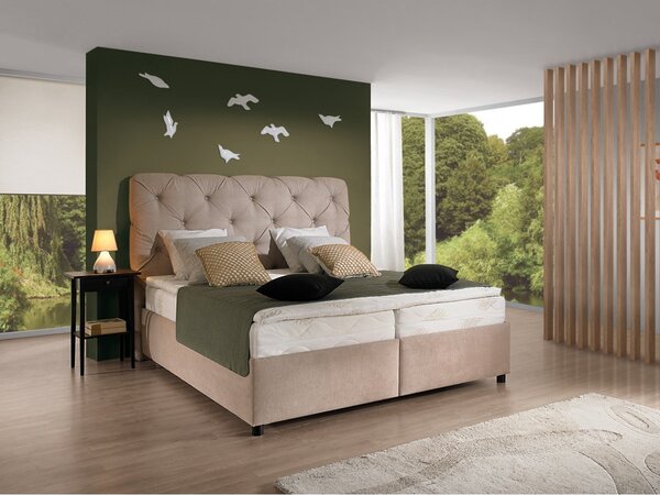 Postel boxspring s úložným prostorem PALLADIO plocha spaní 180x200