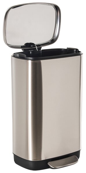 Odpadkový koš 30 L ECOCOLLECT Kov Stříbrná