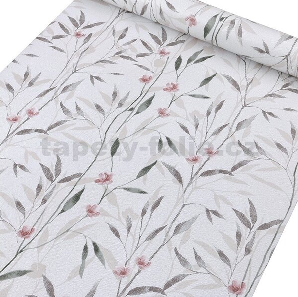 Samolepící tapety 45 cm x 10 m IMPOL TRADE 9402 lístky zeleno-béžové samolepící tapety