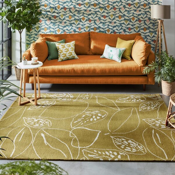 Vlněný kusový koberec Scion Orto Citrus 124406 - 160 x 230 160x230 cm