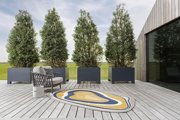 Outdoorový koberec B&C Habitat Aura ochre 477306 140x200 cm