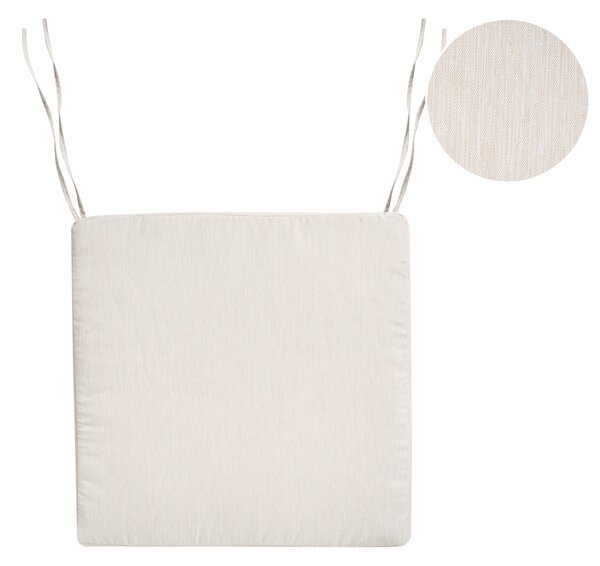 Polštář na zahradní židli SASSARI PREMIUM 46 x 46 cm Světle béžová