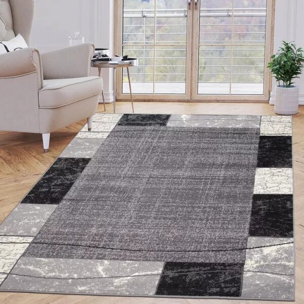 Makro Abra Kusový koberec CHEAP K872A šedý Rozměr: 160x220 cm