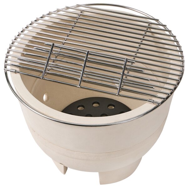 Gril na dřevěné uhlí KAMADO Keramika Červená