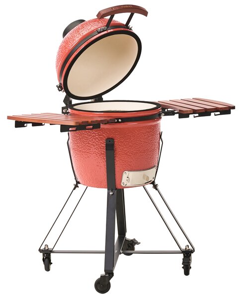 Gril na dřevěné uhlí KAMADO Keramika Červená