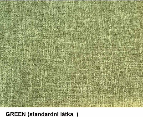 Jídelní set – stůl VAŠEK a 4 židle VANDA, bělený dub Látka: GREEN (zdarma)