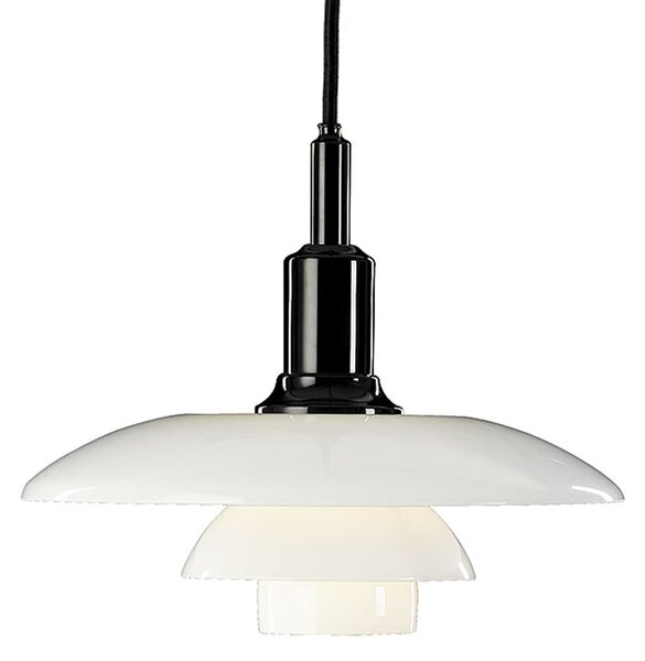 Závěsná svítidlo Louis Poulsen, PH 3/2, stmívatelné, Bílá, Obývací pokoj, Sklo, Design