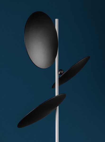 Catellani & Smith Luxusní stojací LED lampa Lederam F3, 2700K, 3x14W Barva: Bílá/Satén