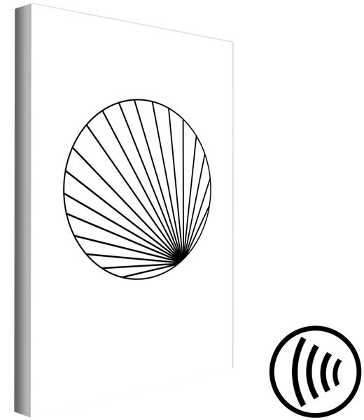 Obraz Abstraktní kruh (1 panel) vertikální