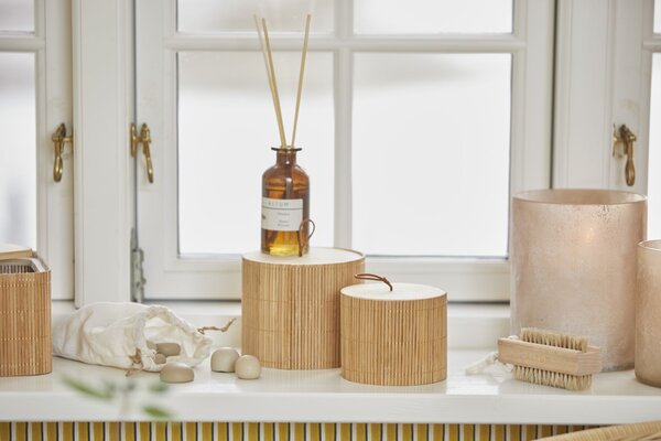 Úložný box Round Bamboo Menší
