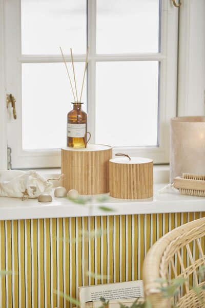 Úložný box Round Bamboo Menší