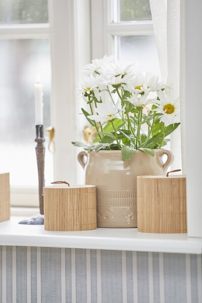 Úložný box Round Bamboo Menší